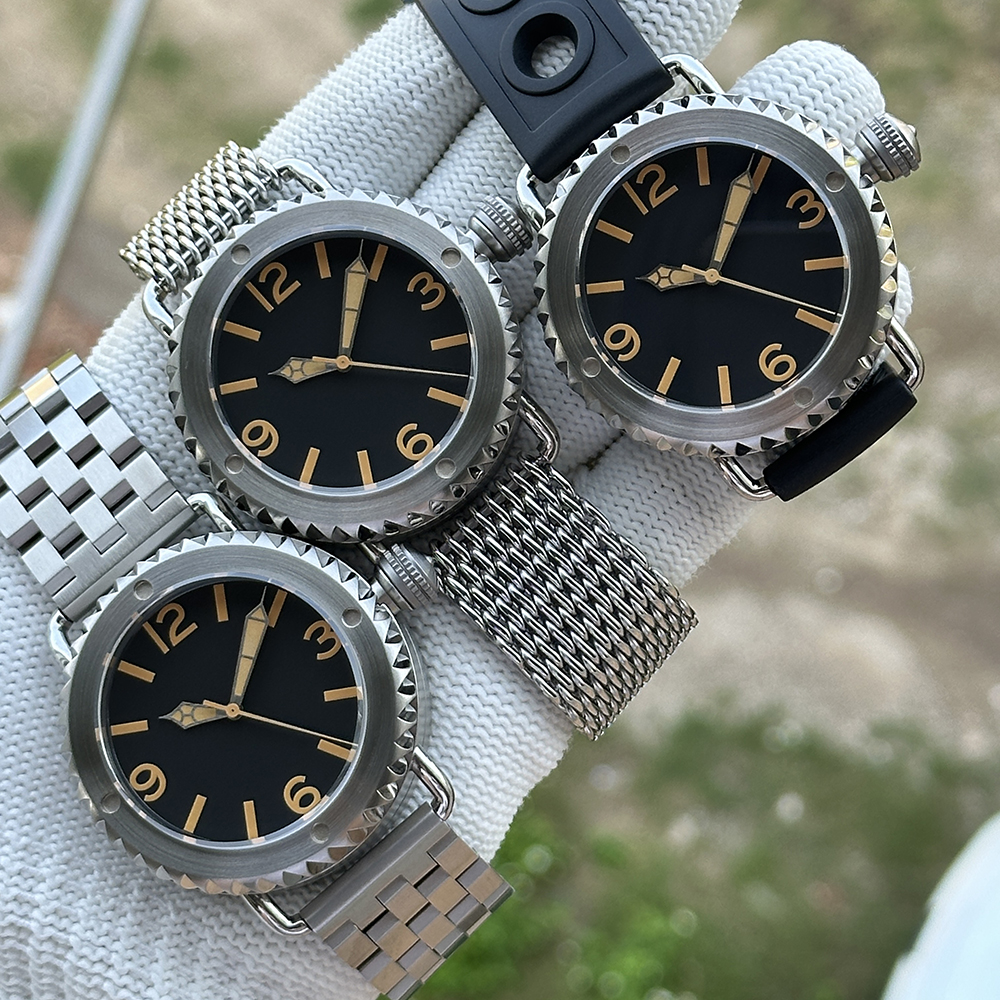 STEELDIVE Official SD1913 No Logo 47MM Case Vintage Luminous 3000M Waterproof NH35 Automatic Mens Dive Watch