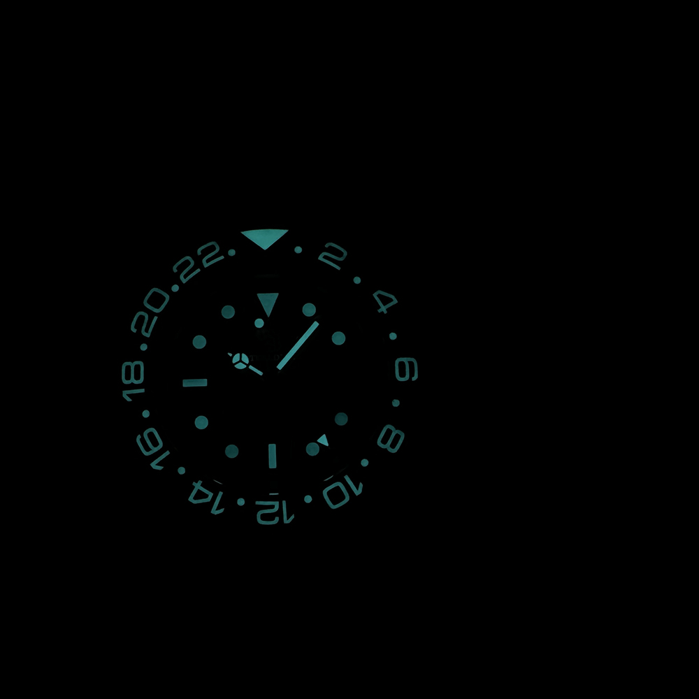 STEELDIVE Official SD1964GMT White Dial Ceramic Bezel Insert Sapphire Glass 1000M Waterproof NH34 Dive Watch