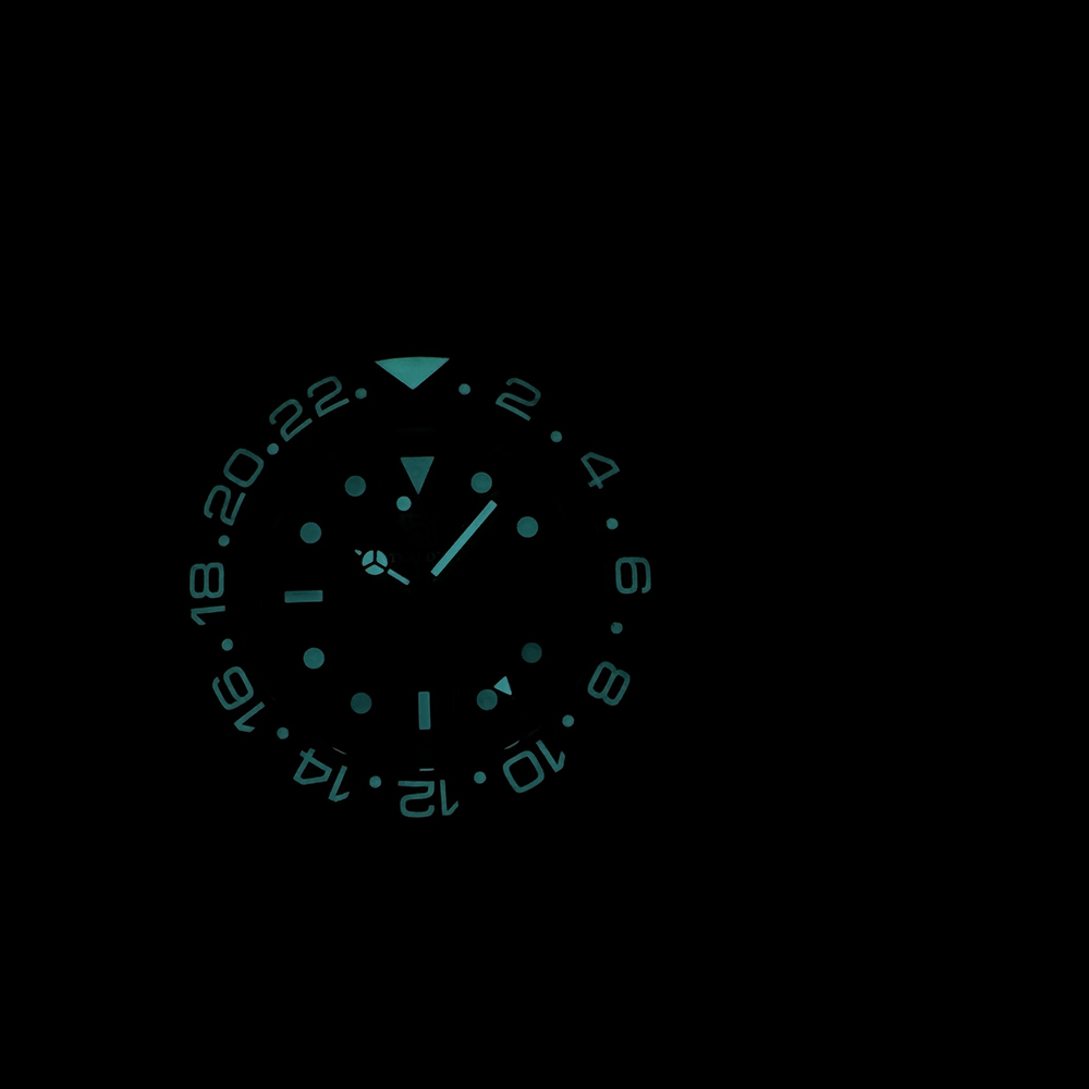 STEELDIVE Official SD1964GMT White Dial Ceramic Bezel Insert Sapphire Glass 1000M Waterproof NH34 Dive Watch