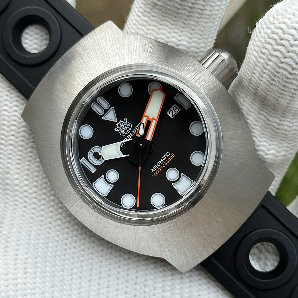 STEELDIVE Official SD1920 Number Dial 24MM Thick Case 1000M NH35 Dive Watch