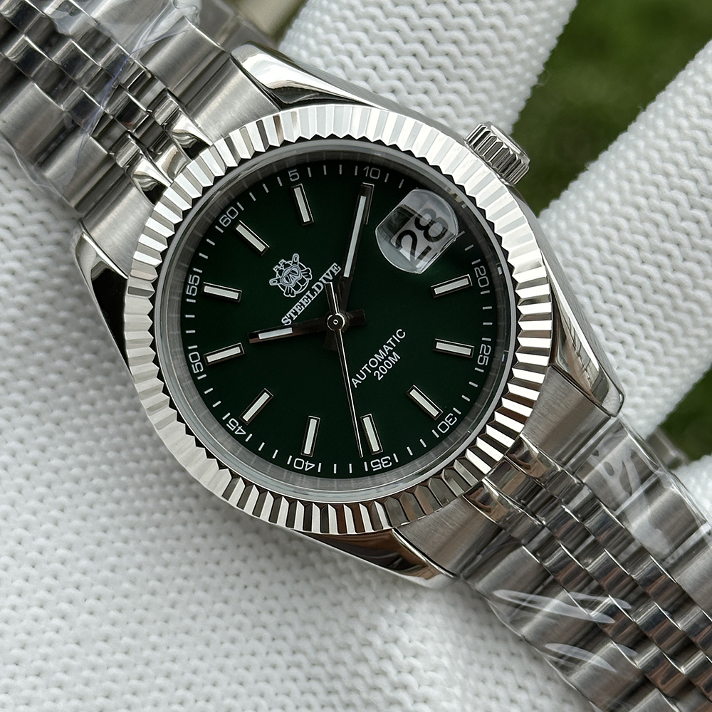 STEELDIVE Official SD1933 Steel Bracelet 39mm NH35 Autoamtic 200M Dive Watch