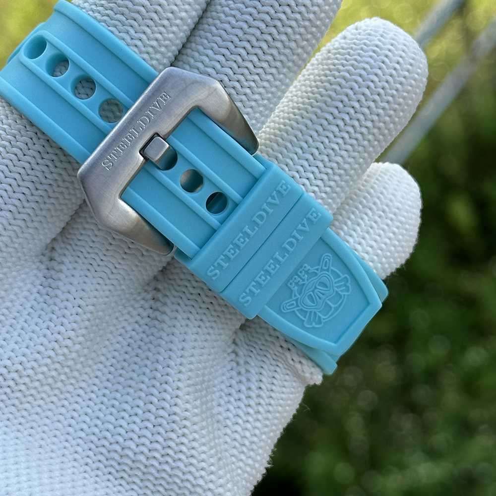 STEELDIVE Official SD1927 Turquoise Dial 200M Waterproof Japan NH35 Automatic Dive Watch 
