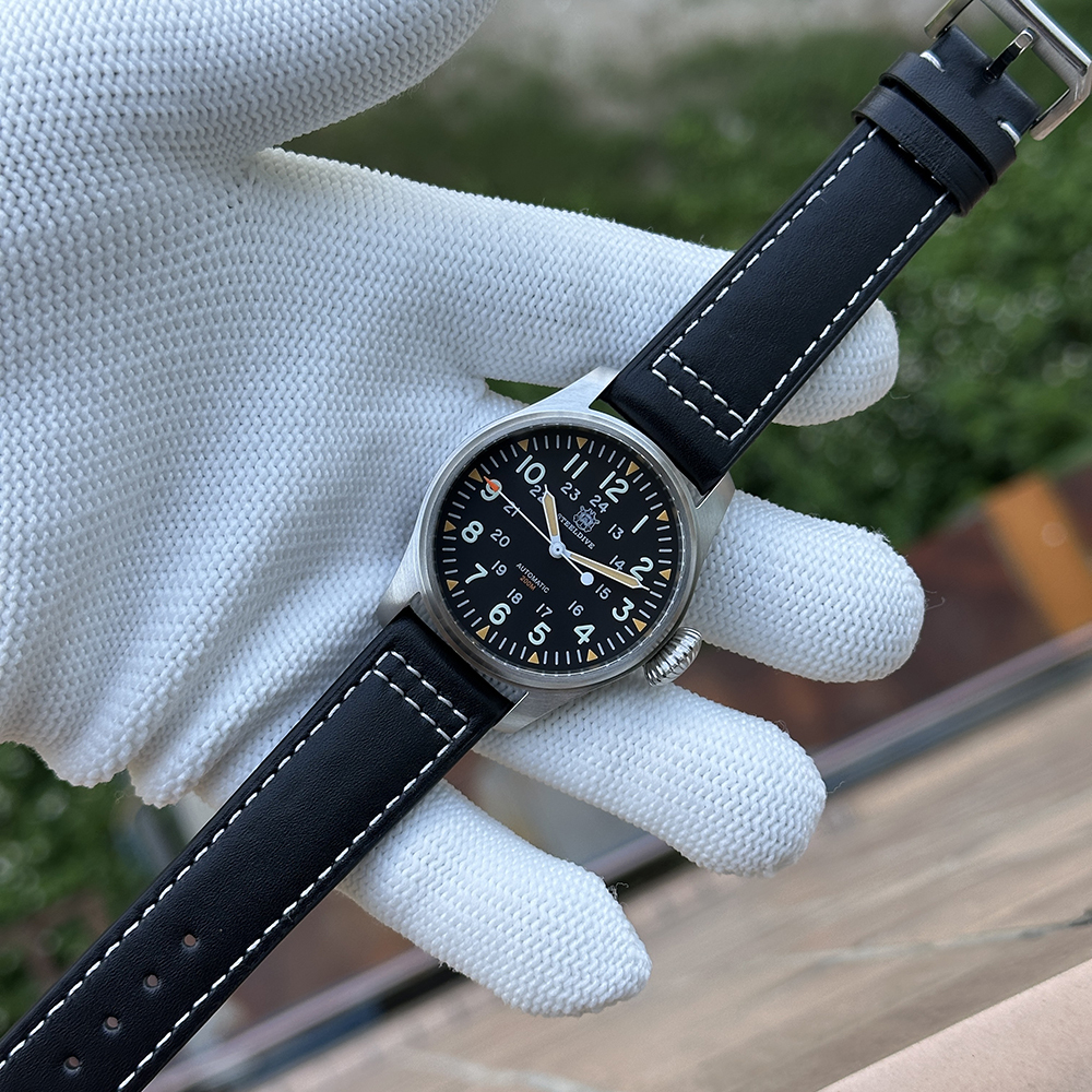 STEELDIVE Official SD1928H 39mm Simple Design 200M Waterproof NH35 Mens Dive Watch Automatic