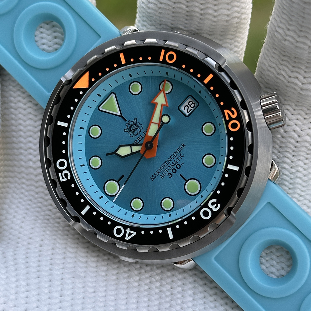 STEELDIVE Official SD1975C Swiss Luminous 47.5mm Case 300M Waterproof Ceramic bezel Sapphire Glass NH35 Mens Dive Watch