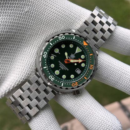 STEELDIVE Official SD1975C Green 47.5mm Case Japan NH35 Automatic Watch
