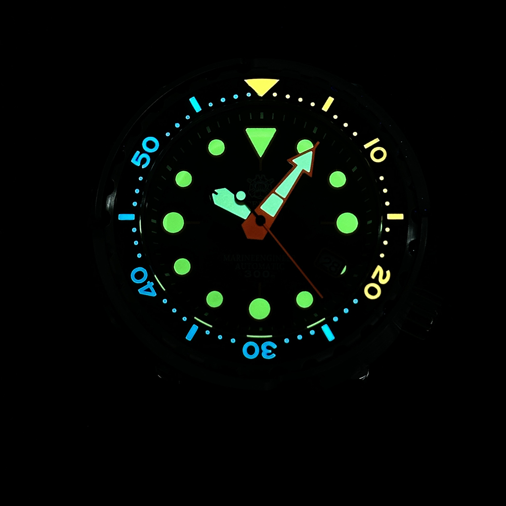 STEELDIVE Official SD1975V 47.5mm Case Mesh Band 300M Waterproof Japan Automatci Dive Watch Sapphire Glass