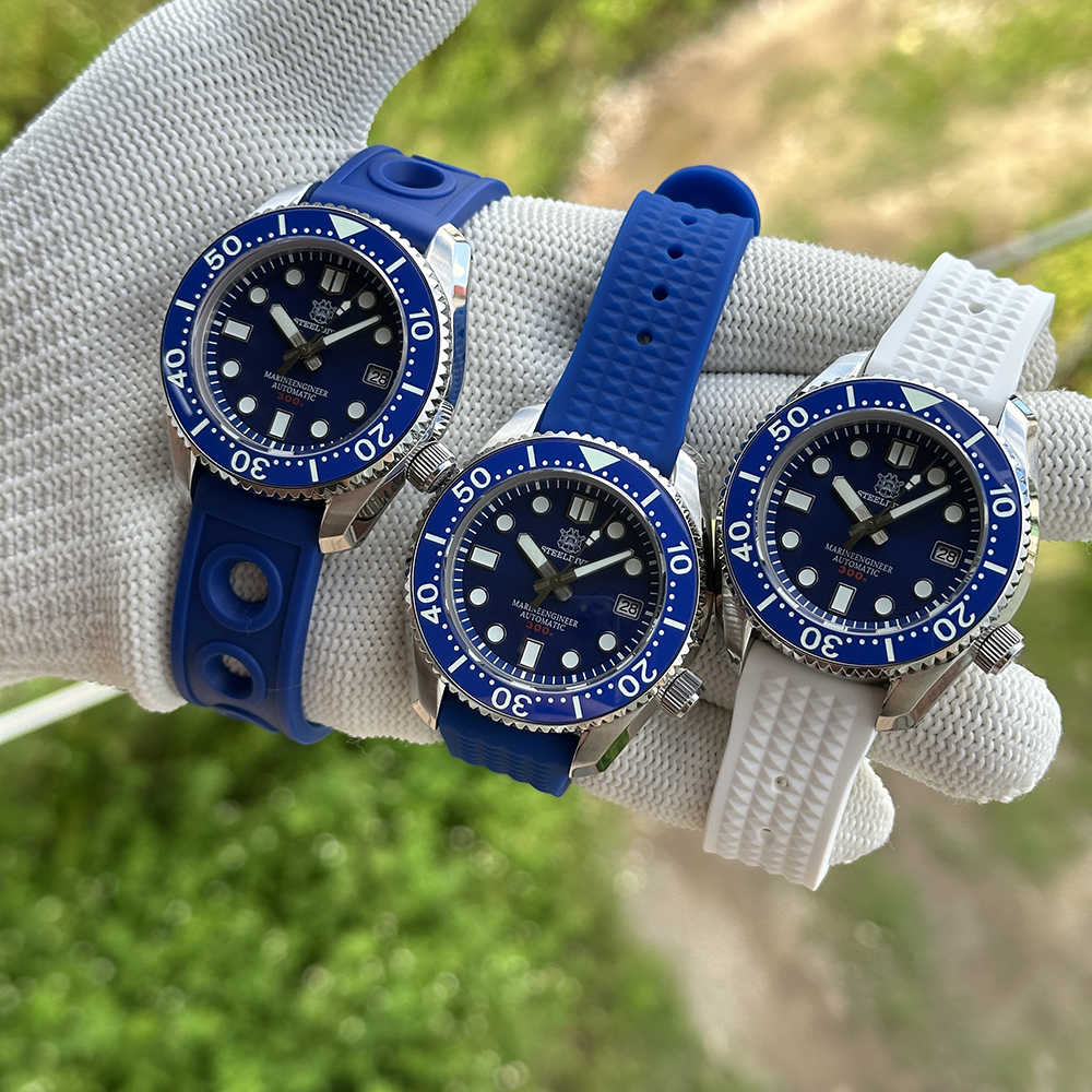 STEELDIVE Official SD1968 Blue Dial 44mm One-piece Case Sapphire