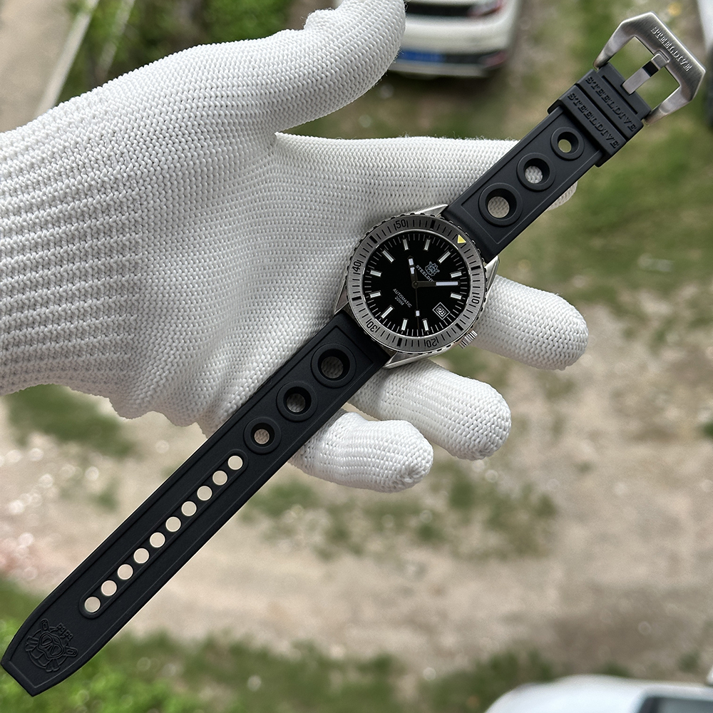 STEELDIVE Official SD1927 Steel Bezel 42MM Case Sapphire Glass 200M Waterproof NH35 Automatic Mens Sports Dive Watches
