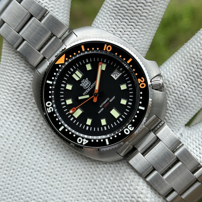 STEELDIVE Official SD1970C Black 200M Dive Watch