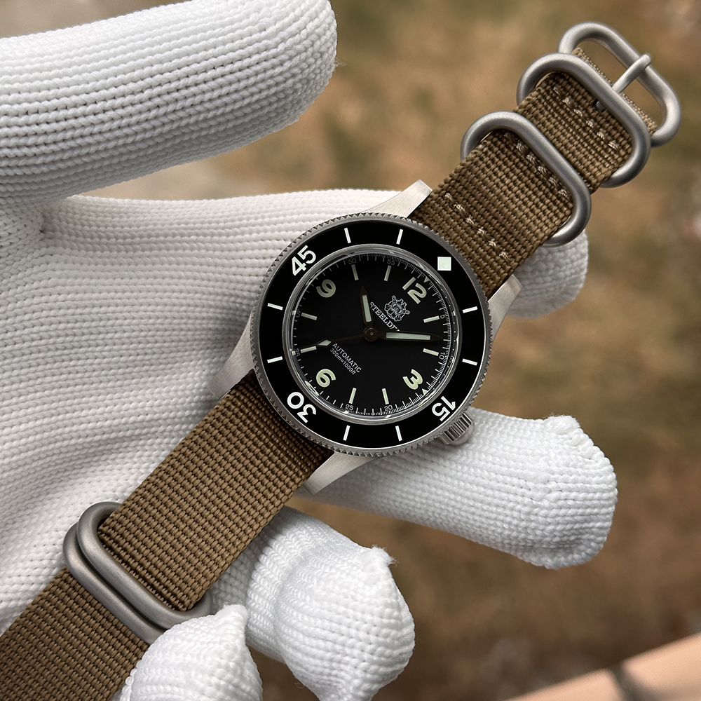 STEELDIVE Official SD1952 41MM Fifty Fathoms 300M Waterproof NH35 Automatic Dive Watch