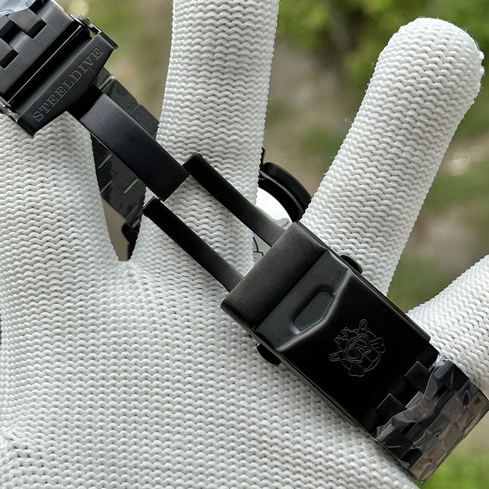 STEELDIVE Official SD1975XT PVD Black 47.5MM Case 300M Waterproof Japan NH35 Automatic Tuna Watch