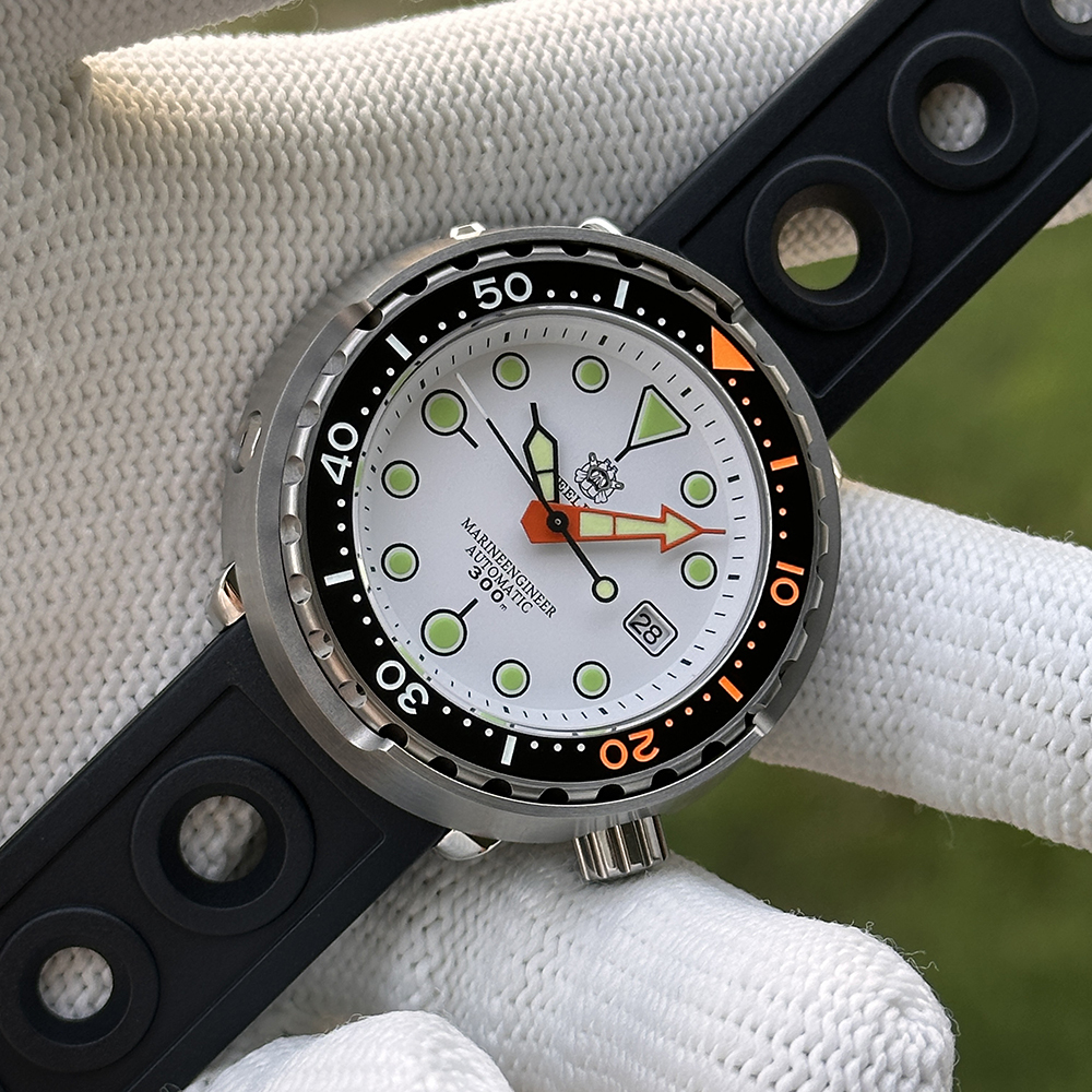 STEELDIVE Official SD1975C Swiss Luminous 47.5mm Case 300M Waterproof Ceramic bezel Sapphire Glass NH35 Mens Dive Watch