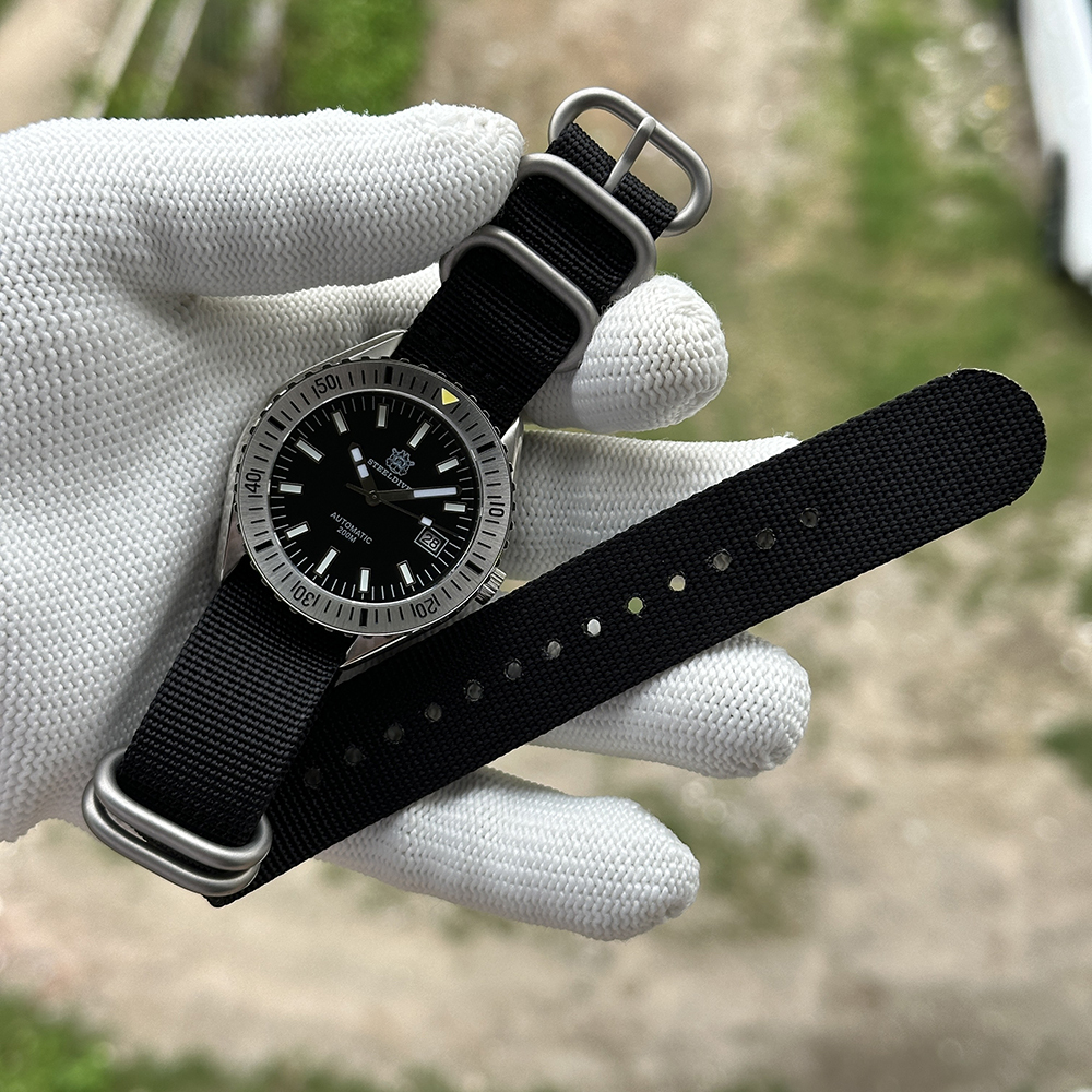STEELDIVE Official SD1927 Steel Bezel 42MM Case Sapphire Glass 200M Waterproof NH35 Automatic Mens Sports Dive Watches