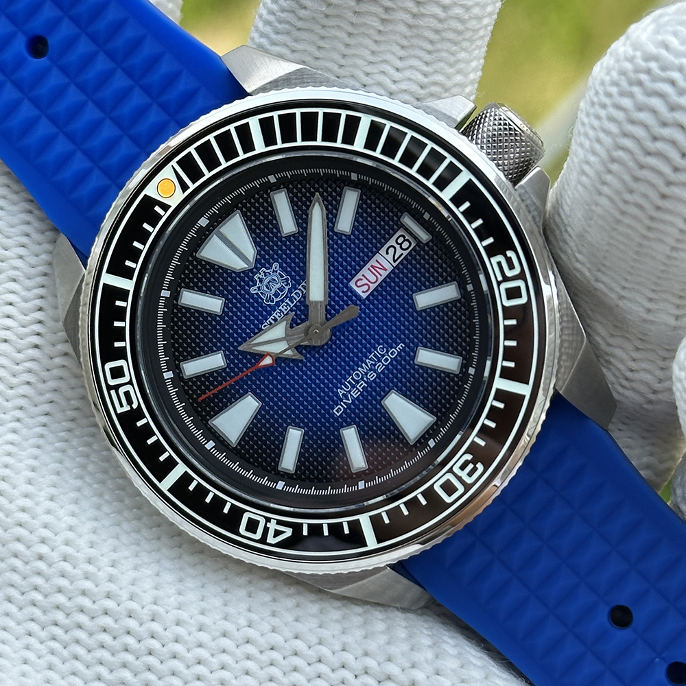 STEELDIVE Official SD1961 Blue Dial New Colr Japan NH36 Automatic Movement 200m Waterproof Dive Watch