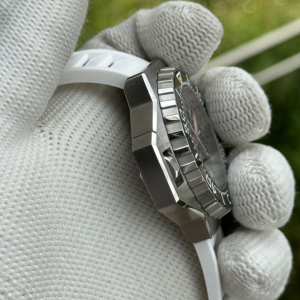 STEELDIVE Official SD1969 1200M Waterproof Japan NH35 Dive Watch on White Strap