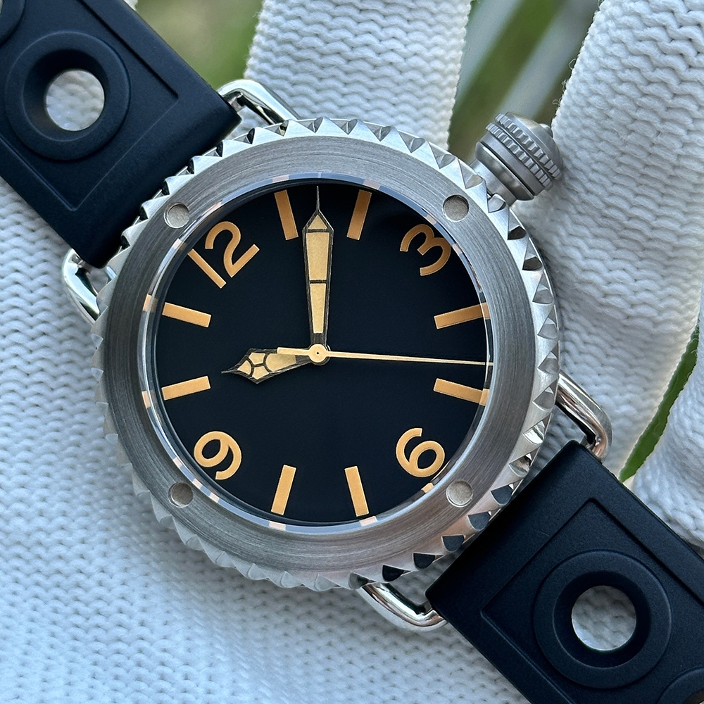 STEELDIVE Official SD1913 No Logo 47MM Case Vintage Luminous 3000M Waterproof NH35 Automatic Mens Dive Watch