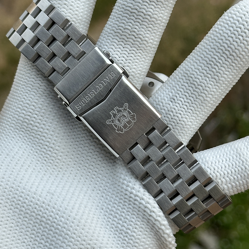 STEELDIVE Official SD1960 New Arrival 45MM Case 500M Waterproof Black Dial NH35 Automatic Mens Dive Watch Sapphire Glass