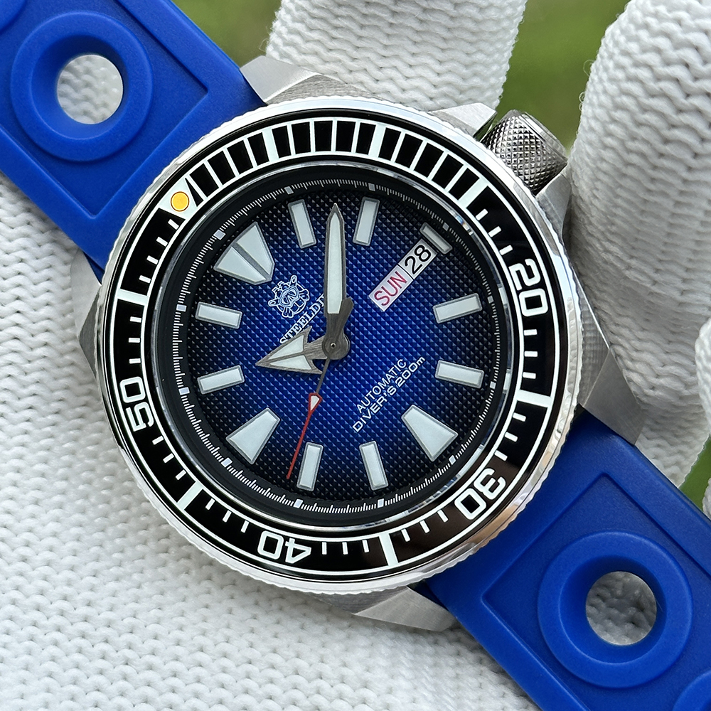 STEELDIVE Official SD1961 Blue Dial New Colr Japan NH36 Automatic Movement 200m Waterproof Dive Watch