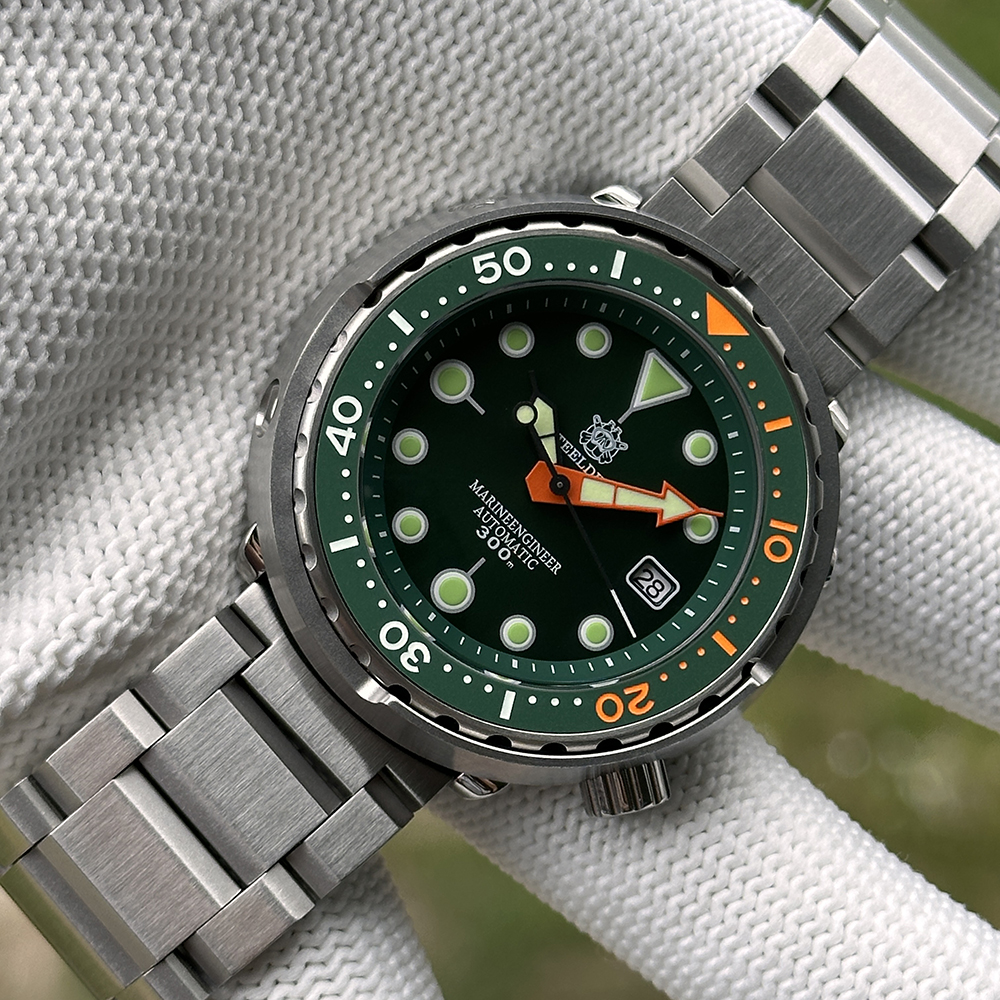 STEELDIVE Official SD1975C Green 47.5mm Case Japan NH35 Automatic Watch