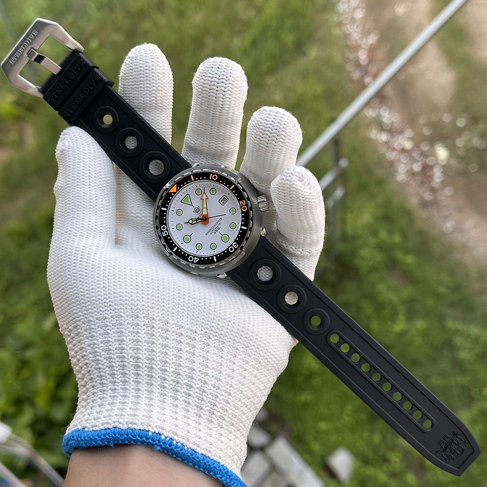 STEELDIVE Official SD1975C Swiss Luminous 47.5mm Case 300M Waterproof Ceramic bezel Sapphire Glass NH35 Mens Dive Watch