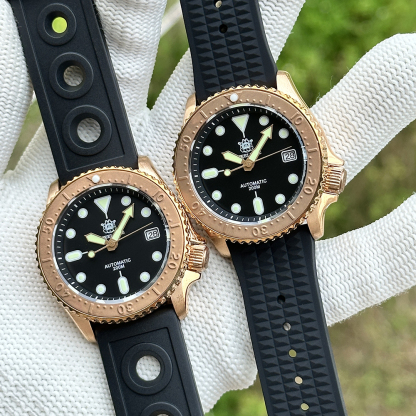 STEELDIVE Official SD1973S V2 41.2MM Solid Bronze Case 200M Waterproof NH35 Mens Dive Watch