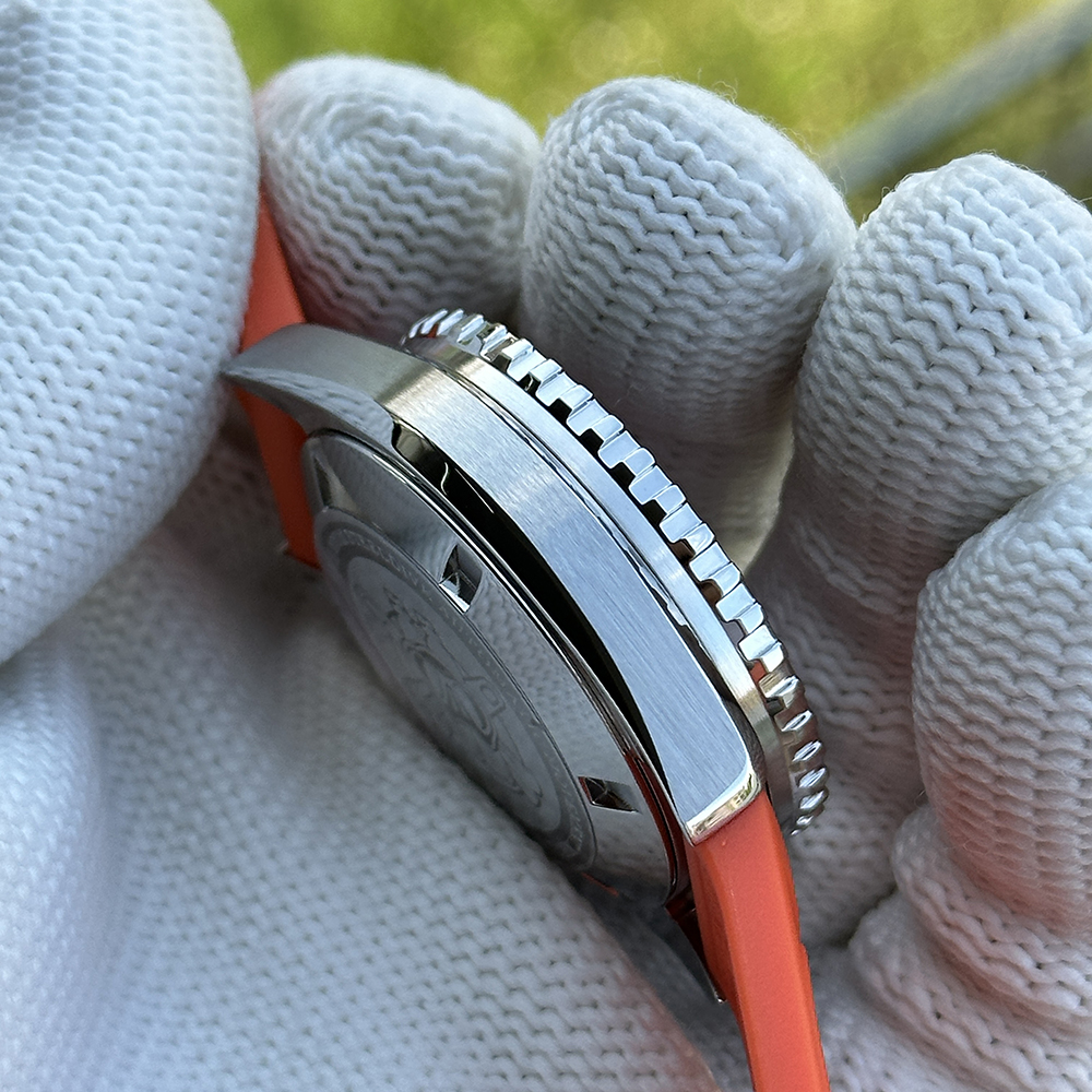 STEELDIVE Official SD1927 Orange Dial Steel Bezel Insert 42MM Case Japan NH35 Automatic Mens Dive Watch