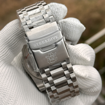 STEELDIVE Official Watch Parts Replacement Watch Bracelet with Screw Bars for SD1987