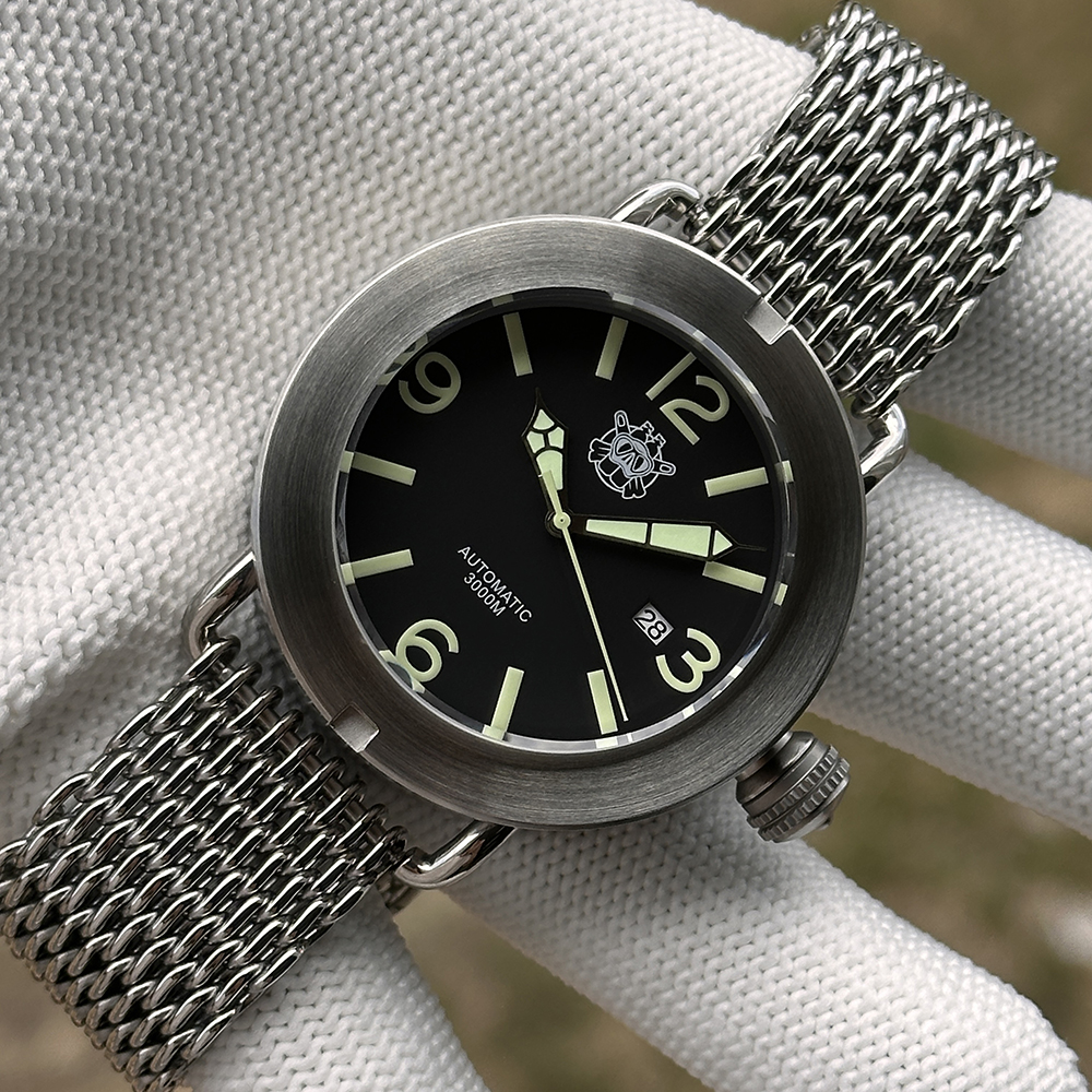 STEELDIVE Ofifical SD1912 47MM Super Luminous 3000M Waterproof NH35 Automatic Dive Watch