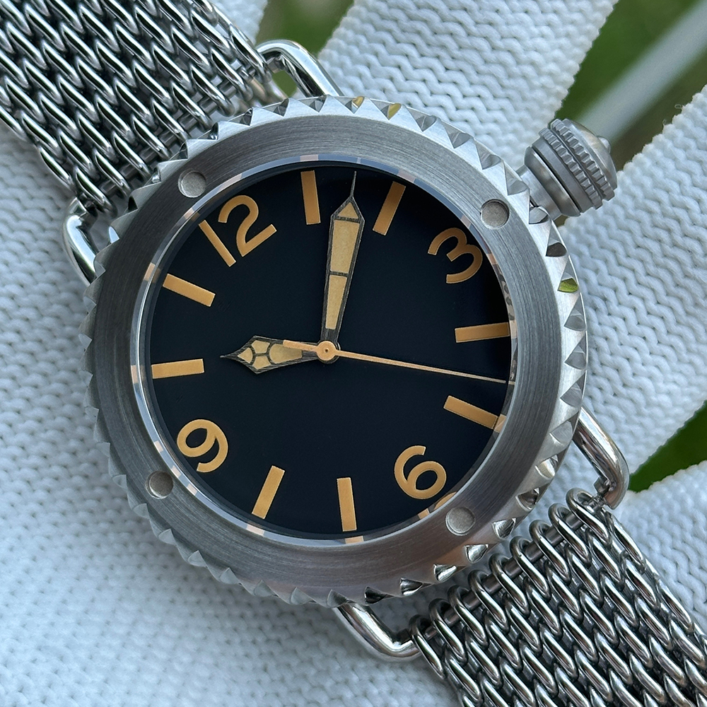 STEELDIVE Official SD1913 No Logo 47MM Case Vintage Luminous 3000M Waterproof NH35 Automatic Mens Dive Watch