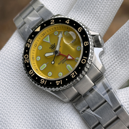 STEELDIVE Official SD1994 Yellow Dial Ceramic Bezel Sapphire Glass 200MM NH34 Automatic Dive Watch for Men