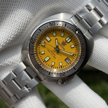 STEELDIVE Official SD1981 Stainless Steel Bezel 43.8MM Case 200M Waterproof Sapphire Glass NH35 Automatic Mens Dive Watches