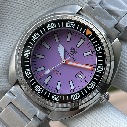 STEELDIVE Official SD1983 Purple Dial Sapphire Glass 1000M Water Resistant NH35 Automatic Dive Watch 