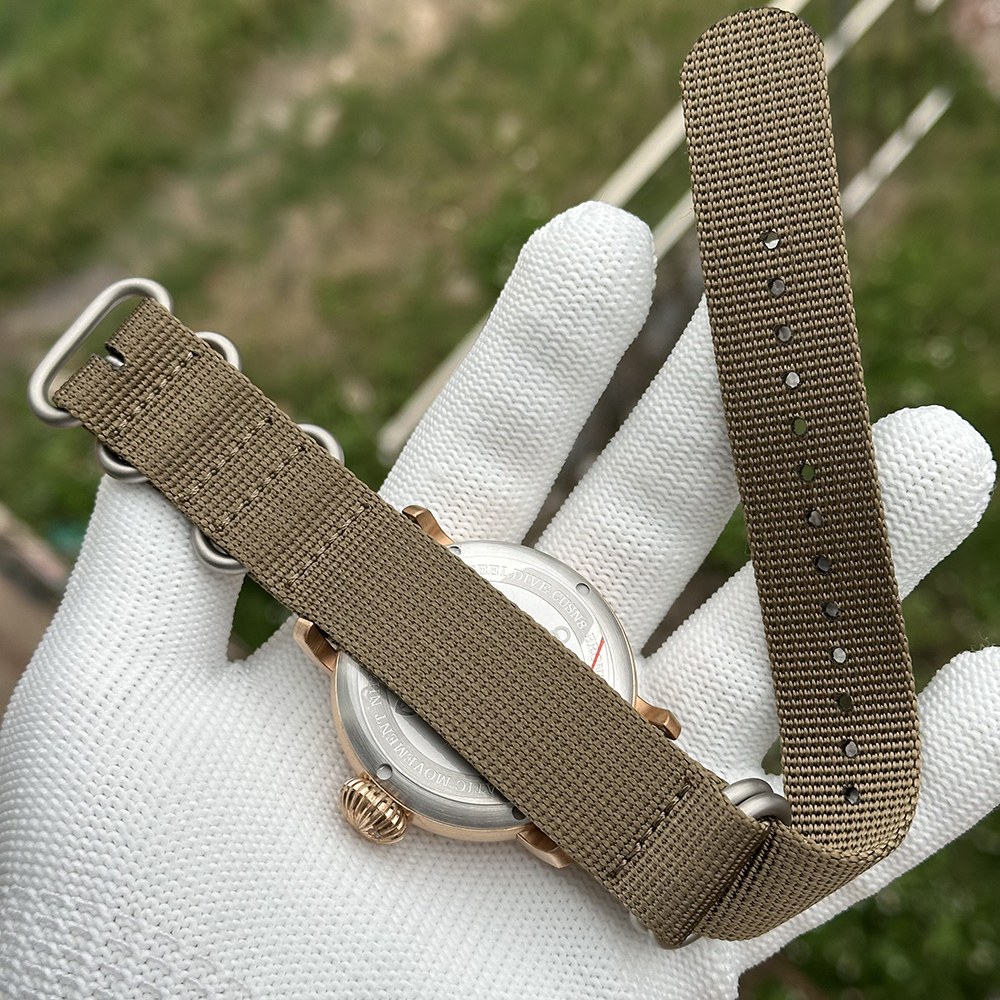 STEELDIVE Official SD1903S 46.5mm Solid Bronze 200m NH35 Dive Watch 