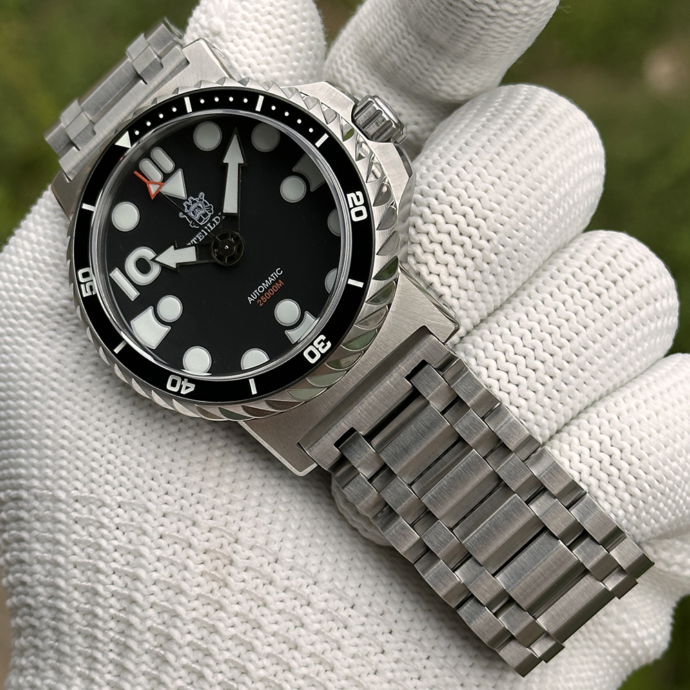 STEELDIVE Official SD1982 Tank Bracelet NH35 Automatic Dive Watch