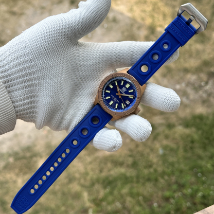 STEELDIVE Official SD1962S Blue Dial 200M Waterproof 41.9MM Bronze Case NH35 Automatic Mens Dive Watch