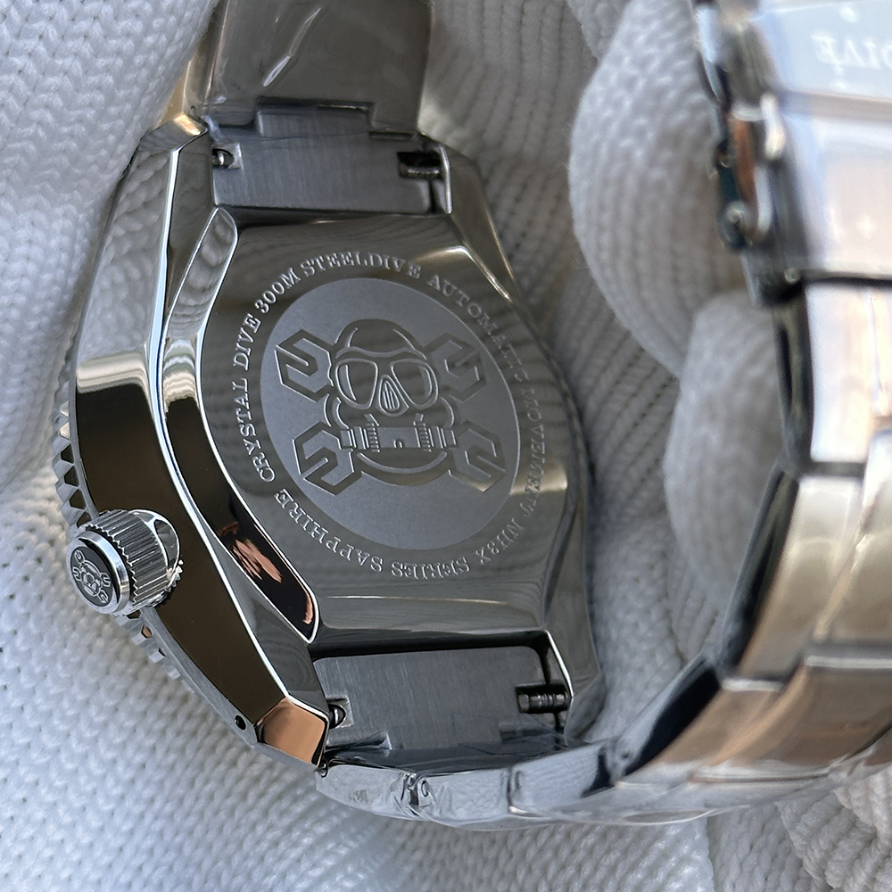 STEELDIVE Official SD1968 White Dial 44MM Ceramic Bezel 300M Waterproof NH35 Automatic Mens Dive Watch