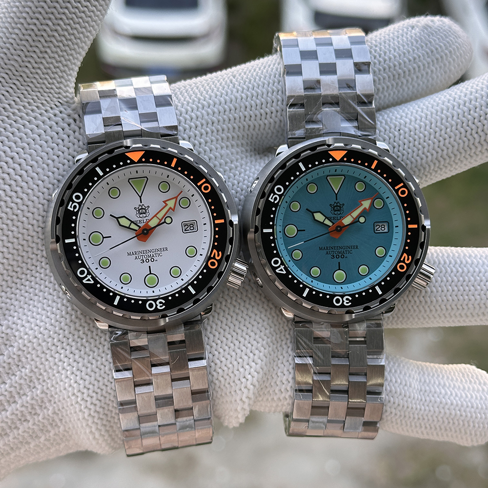 STEELDIVE Official SD1975C Swiss Luminous 47.5mm Case 300M Waterproof Ceramic bezel Sapphire Glass NH35 Mens Dive Watch