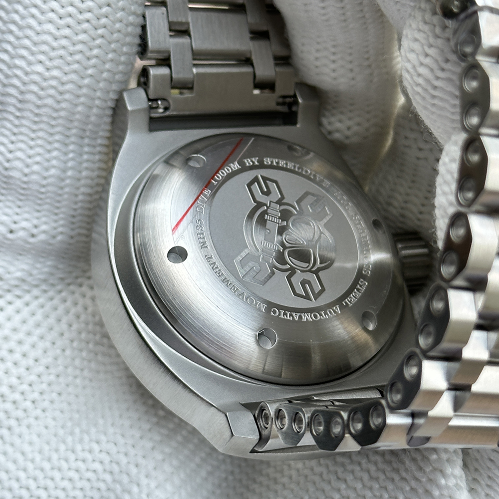 STEELDIVE Official SD1920 Black Dial 45mm Case Tank Bracelet 1000m Waterproof NH35 Automatic Mens Dive Watch