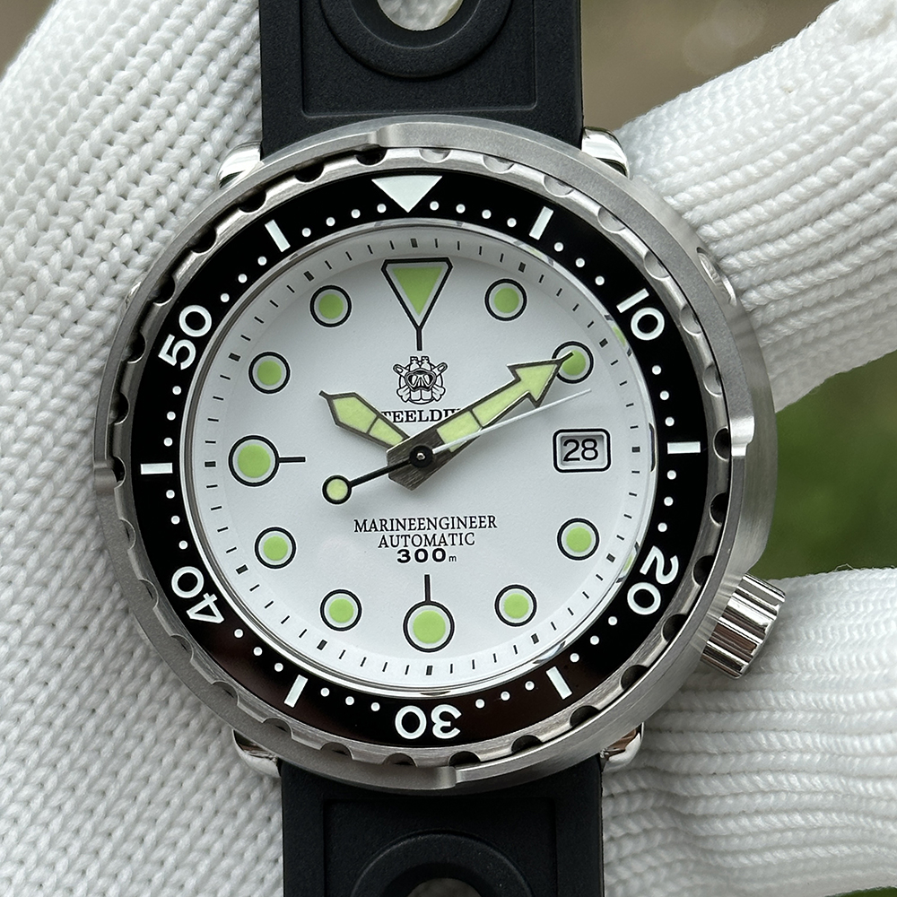 STEELDIVE Official SD1975 Claissic Design 47.5mm Case Swiss Luminous Japan NH35 Automatic Movement Mens Dive Watch