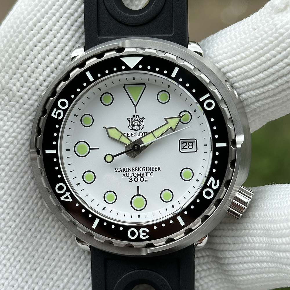 STEELDIVE Official SD1975 Claissic Design 47.5mm Case Swiss Luminous Japan NH35 Automatic Movement Mens Dive Watch