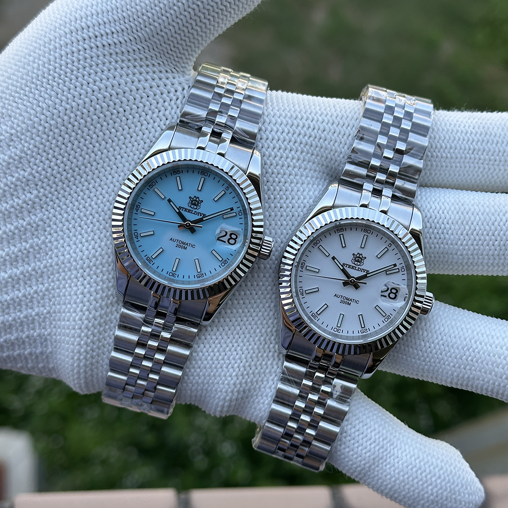 STEELDIVE Official SD1933 Steel Bracelet 39mm NH35 Autoamtic 200M Dive Watch