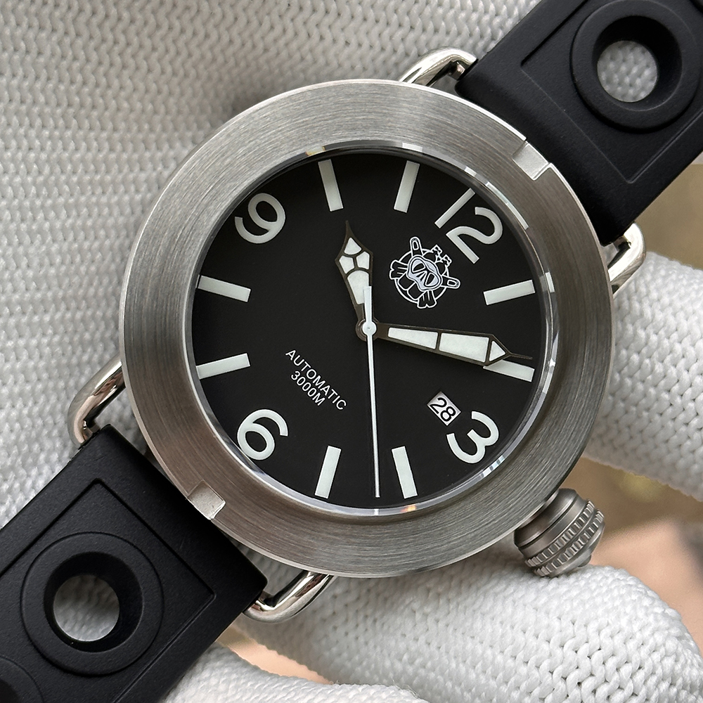 STEELDIVE Official SD1912 V2 BGW9 Blue Luminous 47mm Case Sapphire Glass Steel Bezel Japan NH35 Automatic Dive Watch