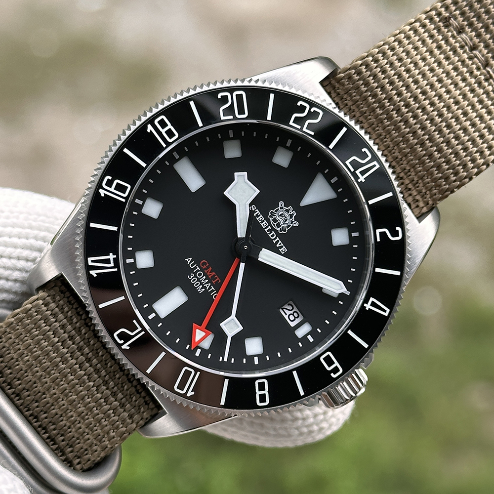 STEELDIVE Official SD1925GMT Dive Watch