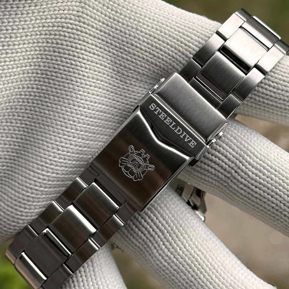 STEELDIVE Official 22mm Stainless Steel Replacement Watch Bracelet for SD1961 only