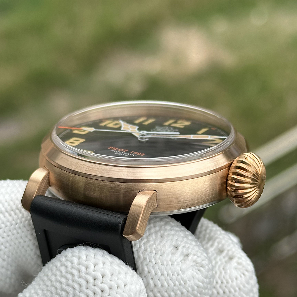 STEELDIVE Official SD1903S 46.5mm Solid Bronze 200m NH35 Dive Watch 