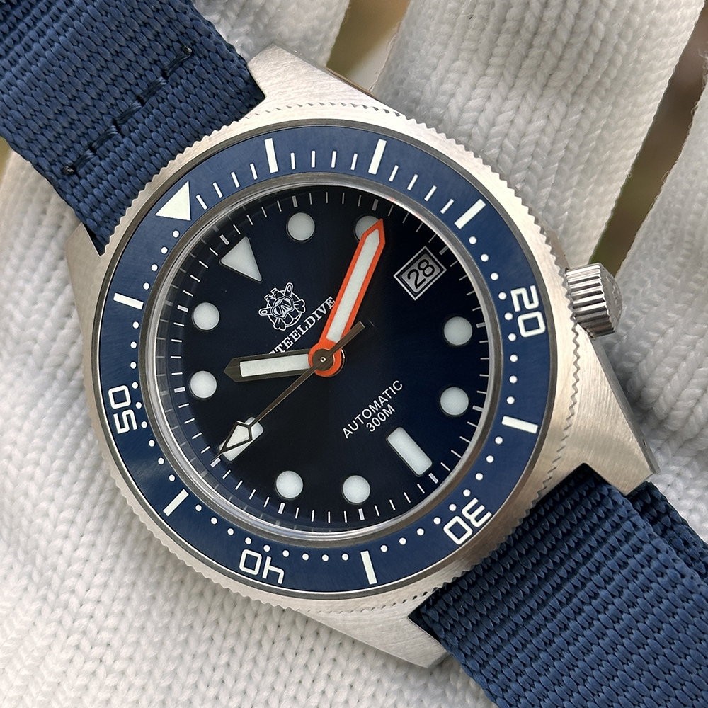 Steeldive Official Replacement Ceramic Bezel Insert for SD1929 Blue Only