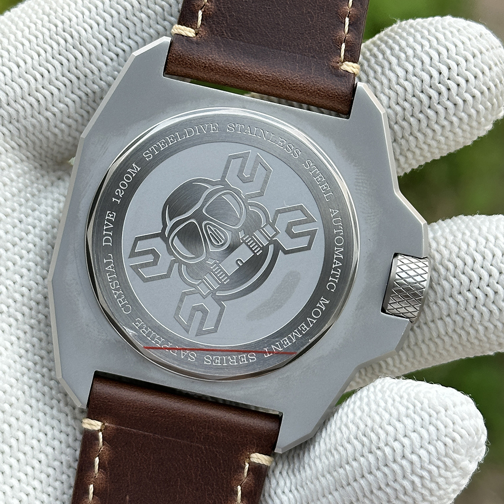 STEELDIVE Official SD2212 On Leather Strap ST2130 Automatic Watch