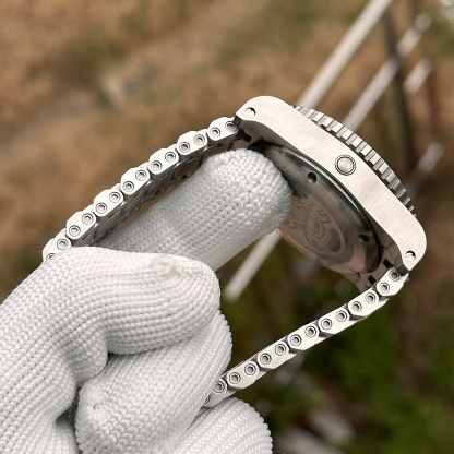 STEELDIVE Official SD1987 Unique Design Tank Bracelet 2000M Waterproof Japan NH35 Automatic Dive Watch for Men