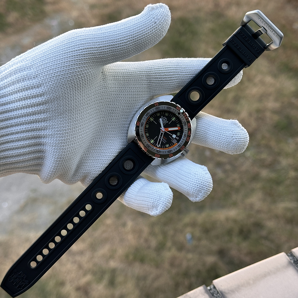STEELDIVE Offiical SD1967GMT Steel Bezel Insert Super Luminous