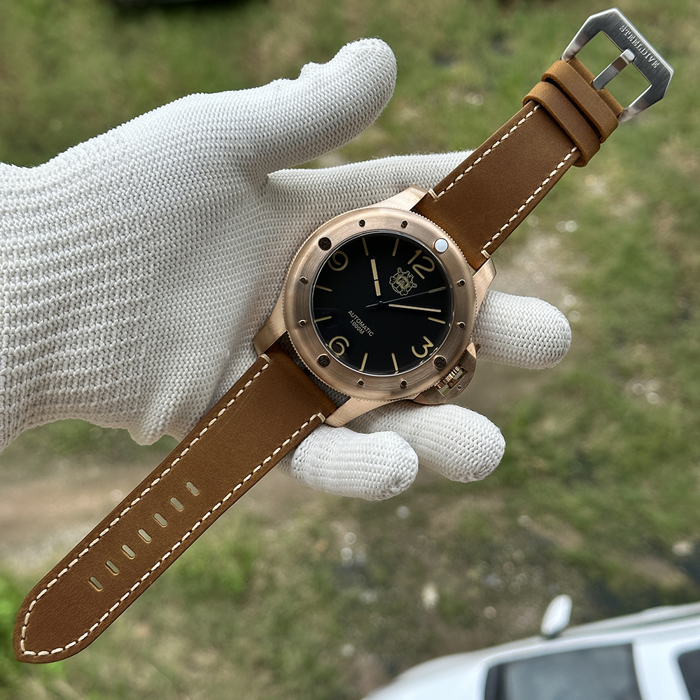 STEELDIVE Official SD2151S Oversize Solid Bronze Watch | ST2130 Automatic Movement